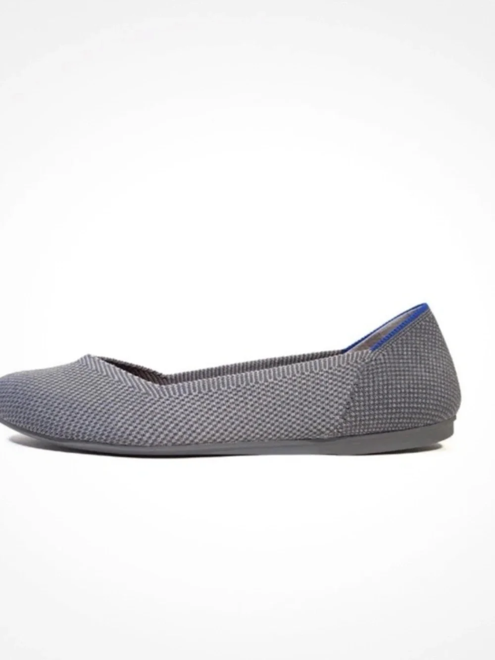 Rothy's Daily Round Toe Flat With Removable Insoles in Gray